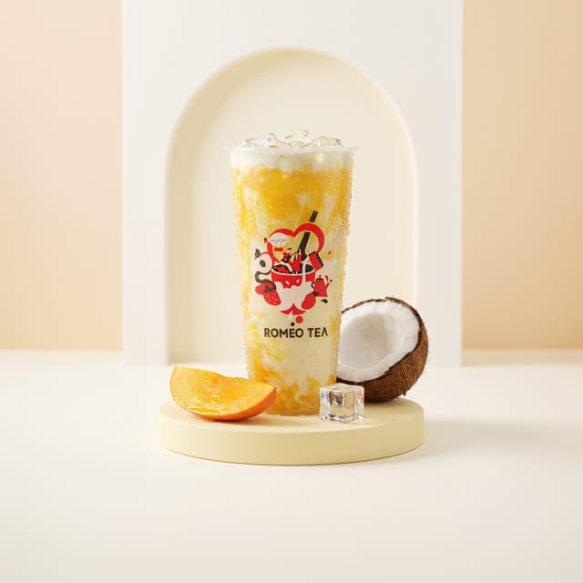 Mango Coconut Milk Tea.